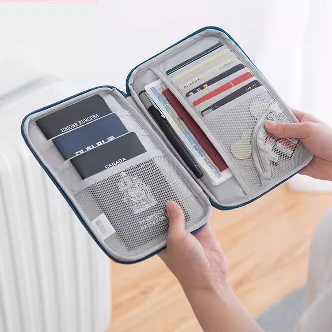 UNPRINTED JAPAN IMPORT DOCUMENT BAG PORTABLE PASSPORT BAG AIR TICKET PASSPORT HOLDER HUKOU BOOKLET BILL GO ABROAD