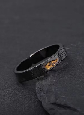 新款祥云戒指潮男女食指戒情侣