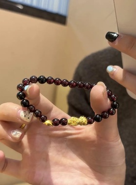 招财进宝貔貅手链女小众设计感