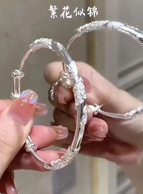 中繁花似锦手镯夏天礼物百搭小众