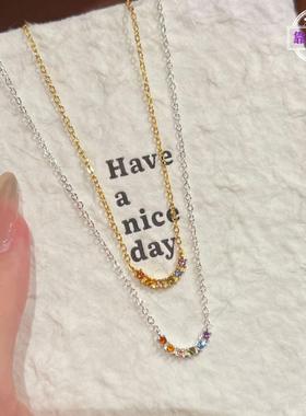 满钻项链女轻奢小众高级感设计