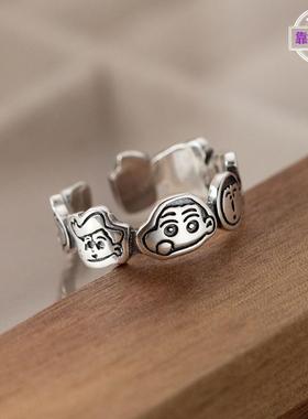 日漫动漫卡通戒指女小众设计感