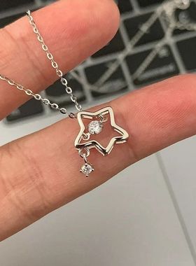 轻奢星星锁骨链女小众设计