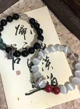 中式盘龙手串情侣款招财手链