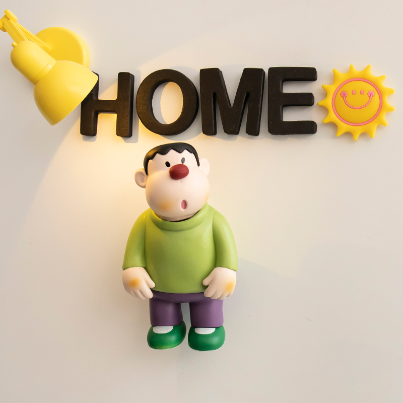 哆啦A梦大雄冰箱贴机器猫磁贴日本个性创意3D立体卡通装饰磁力贴