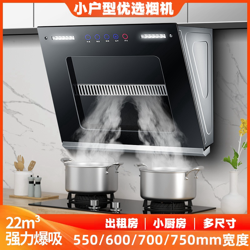 600mm小型抽油烟机家用厨房大吸力小尺寸侧吸式公寓出租房吸油机