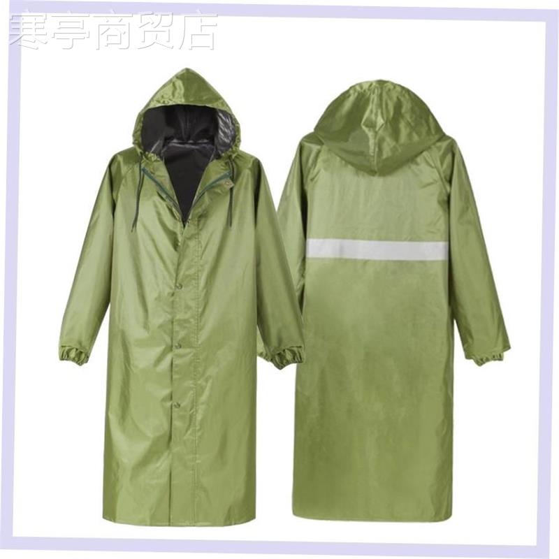 Men Women Raincoat Outdoor Rainwear EVA Cloth Hoodie Long Ra 居家日用 雨披/雨衣 原图主图