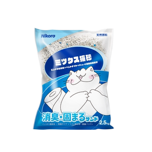 Nikoro妮可露混合猫砂豆腐砂除臭抑菌低尘速溶可冲马桶30斤