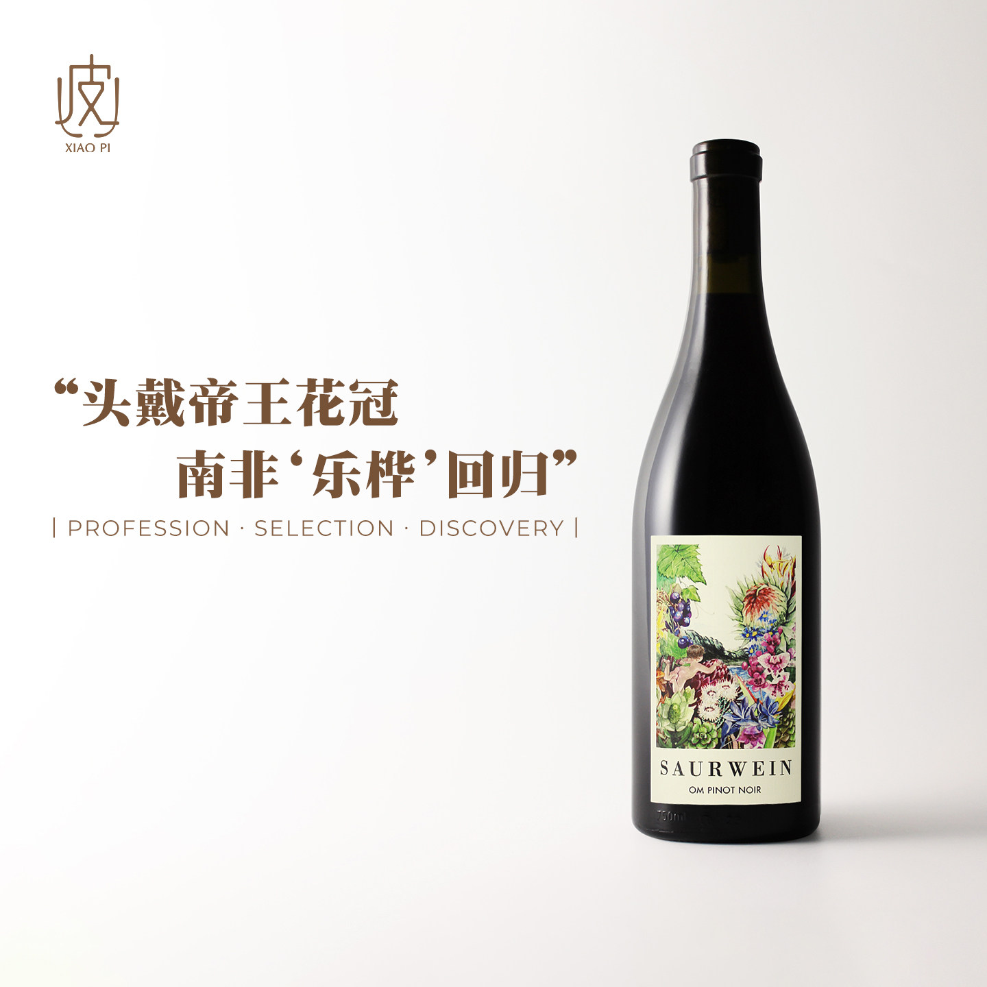 南非&ldquo;乐桦&rdquo;！飘渺氤氲气质 索尔温造物/女神黑皮诺干红葡萄酒