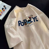 纯棉短袖 宽松上衣ins 潮牌oversize小众高街美式 t恤男2026新款 夏季