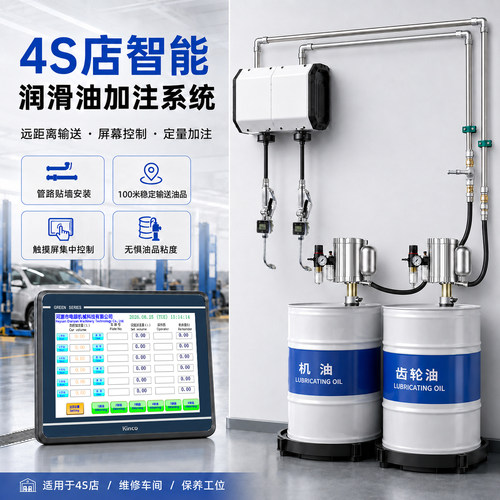智能润滑系统集中控供油管路系统