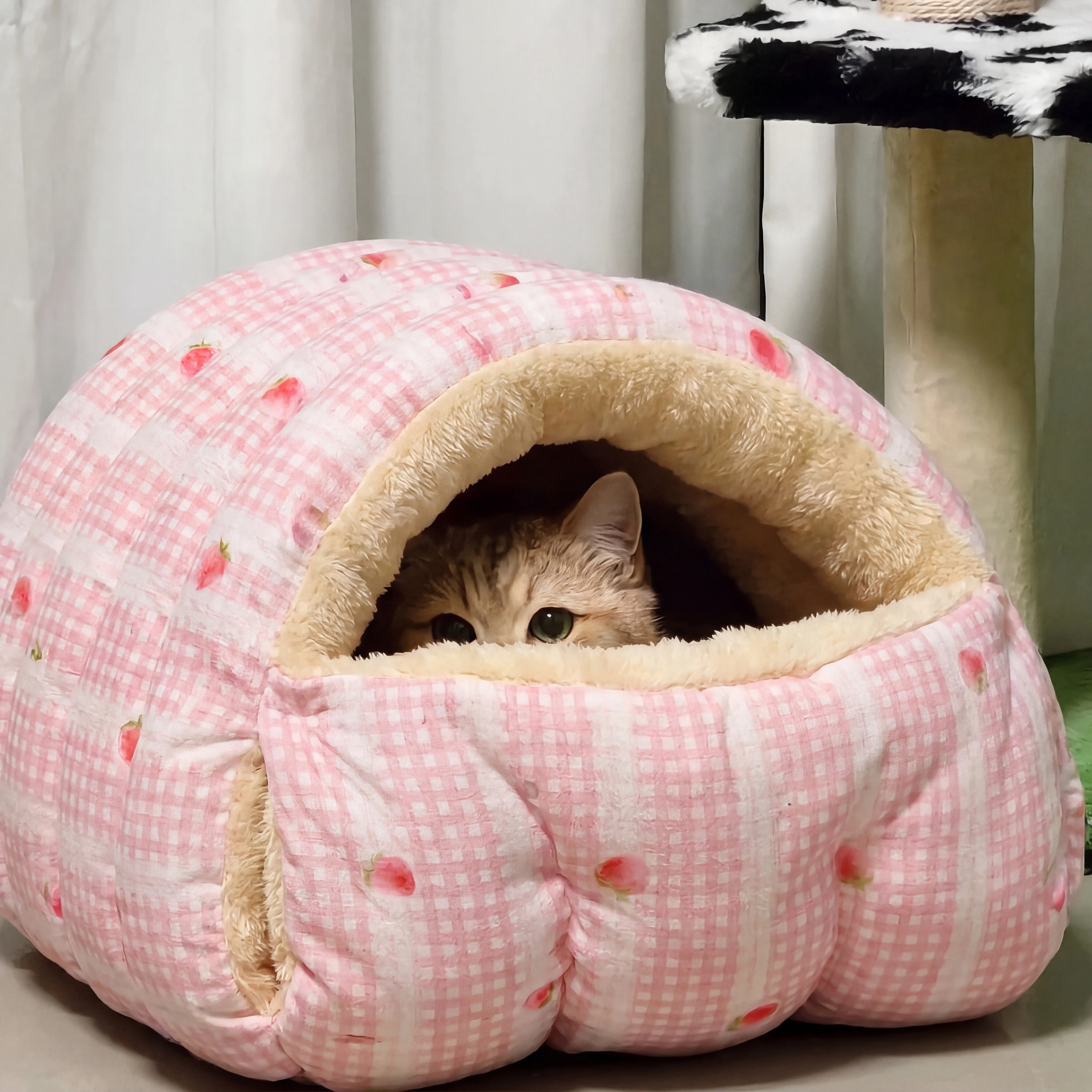 封闭式猫窝冬季安全感加厚保暖