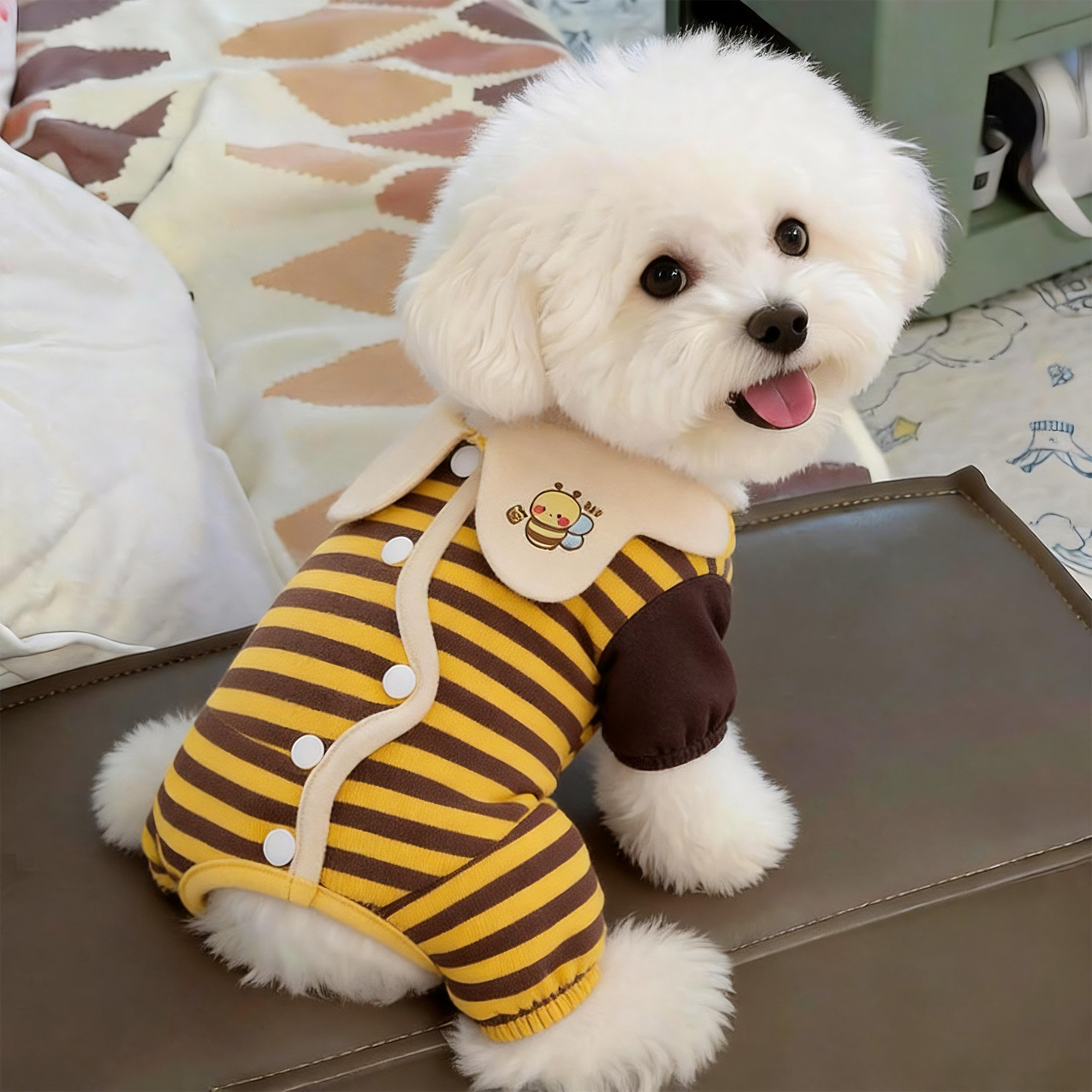 小狗狗衣服秋天四脚包肚衣防着凉