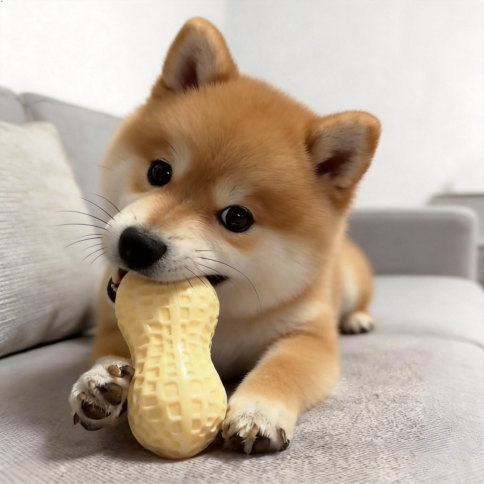 狗狗玩具花生耐咬发声磨牙小狗解闷比熊柴犬柯基宠物中大型犬用品