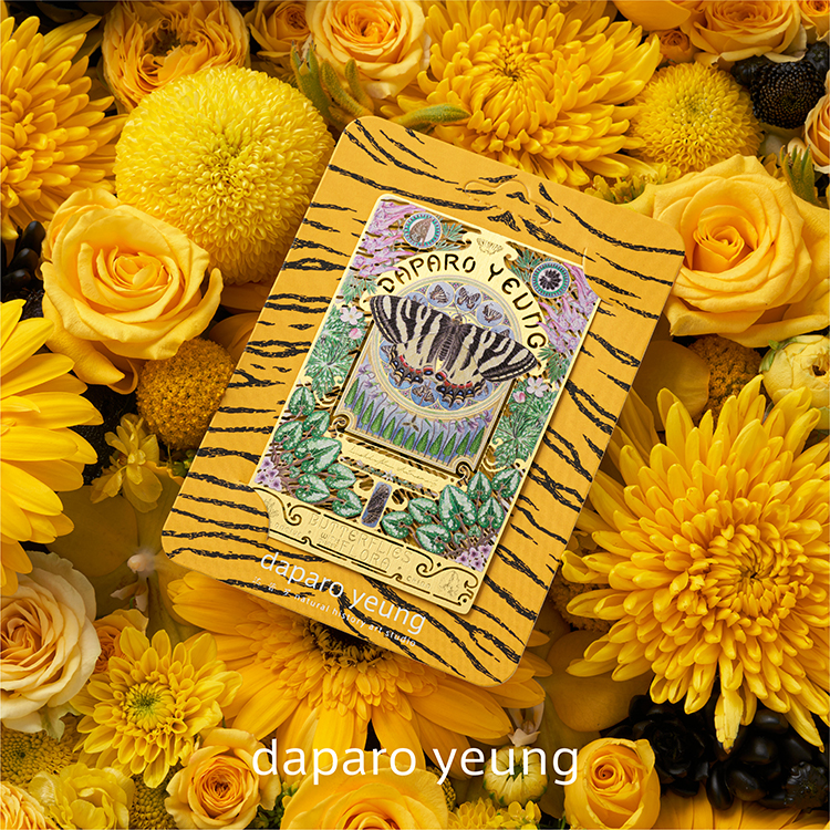 daparo yeung达普罗虎凤蝶穆夏风蝴蝶金属书签精致文具节日礼物