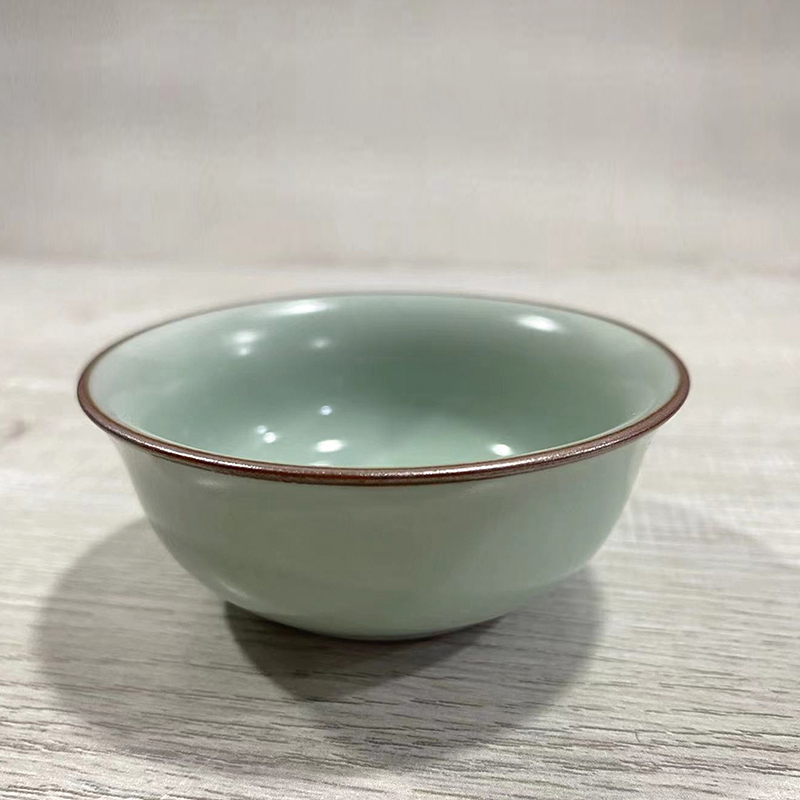 问鼎汝瓷/鼎峰系列/天青/老款/紫金釉品茗杯