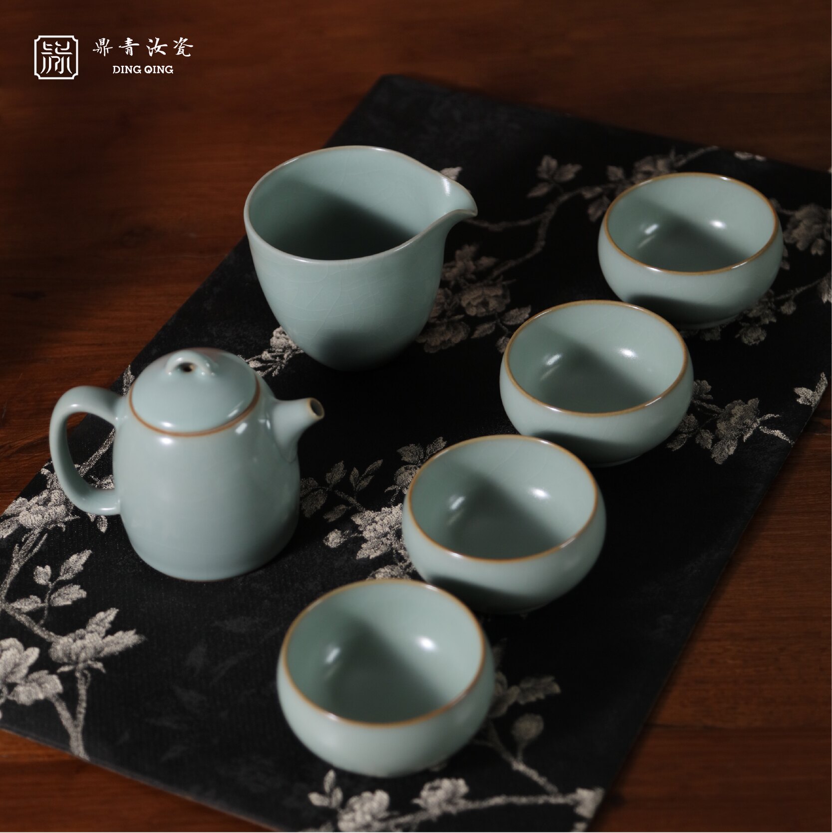问鼎格物鼎青秦权鸿雅茶具套组