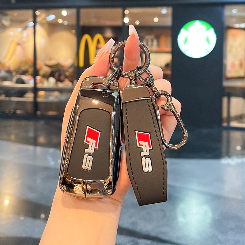 适用13-16款奥迪A4L钥匙套老款A6壳A5扣Q5L车Q7全包19老款A4男25