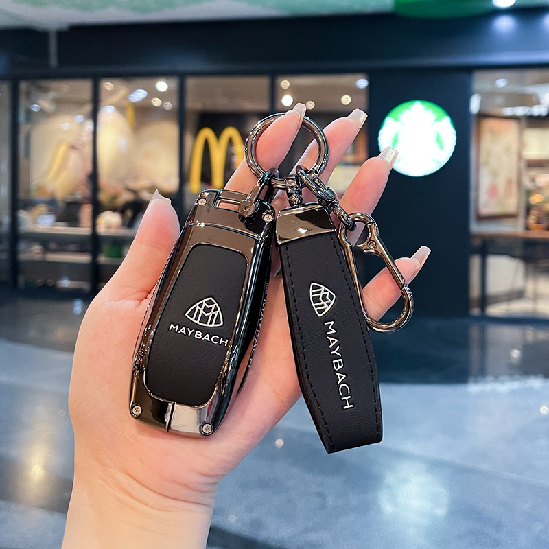 适用奔驰迈巴赫S级钥匙套23款s480壳s580扣s680全包gls480汽车450