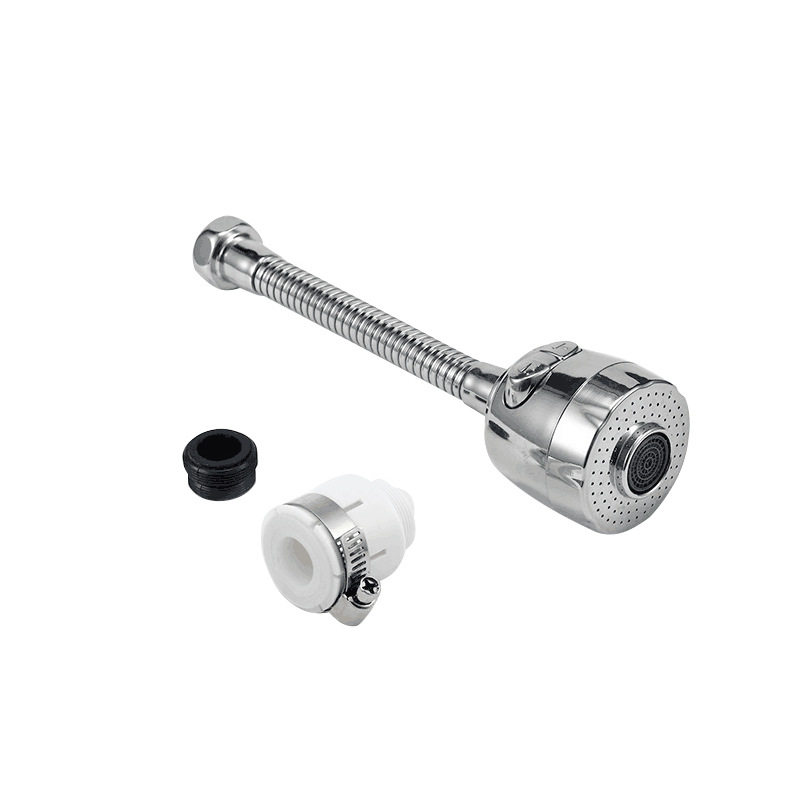 防溅头厨房洗菜盆水龙头配件加长2档防喷洒出水嘴