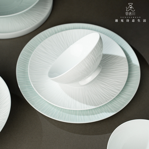 云遇川绽放2025新款高白瓷碗