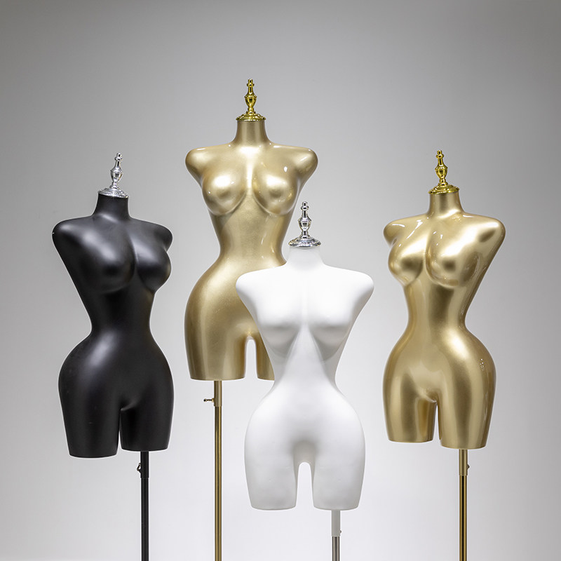 人体模特展示架女装欧美人台大码服装店内衣半身mannequin假人偶