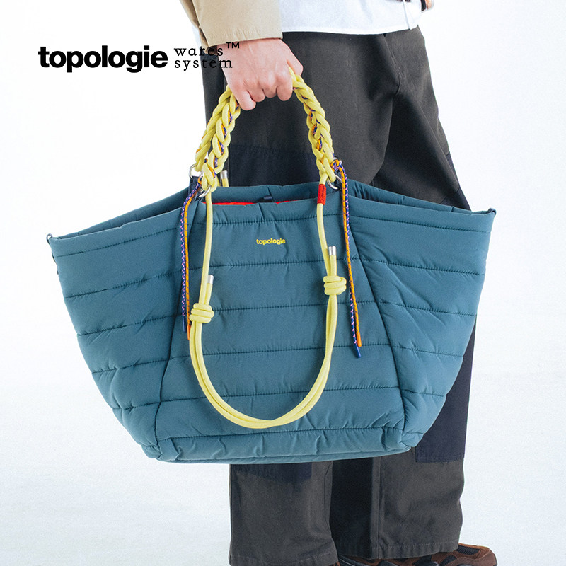 [618狂欢购]Topologie托特大容量女软包手提包通勤轻便敞口可折叠