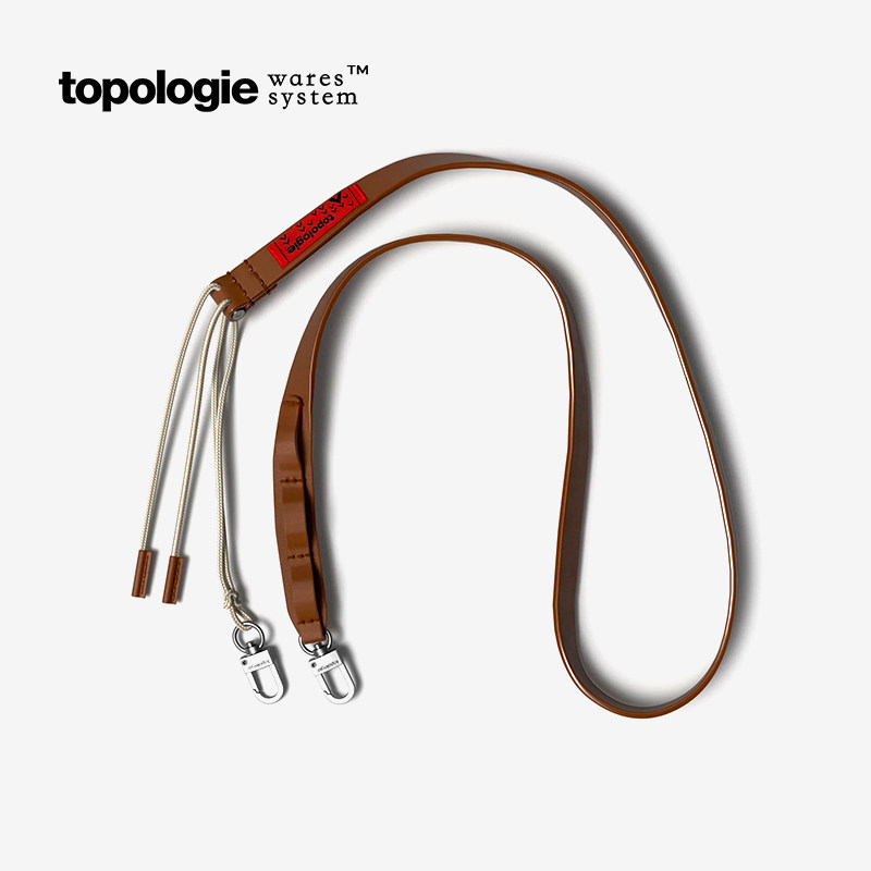 Topologie 皮质背带 手机挂绳斜挎挂脖可拆卸潮牌多用途绳索背带图片