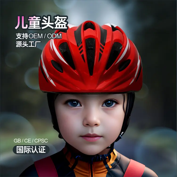 少儿头盔骑行护具少儿平衡车轮滑自行车头盔少儿户外运动装备现货