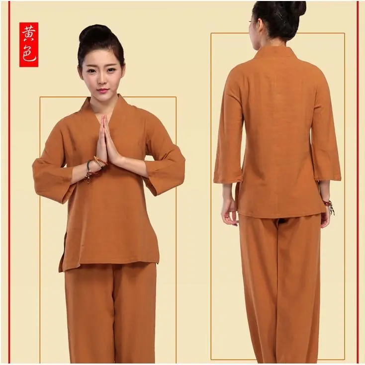 春夏季新款棉麻布衣瑜伽服禅意