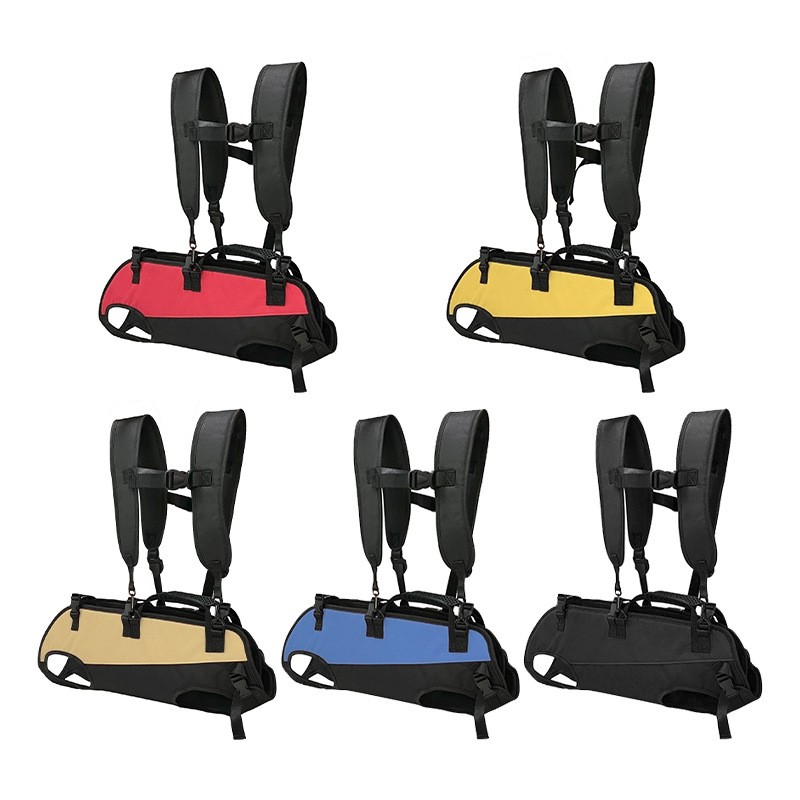 新款狗狗双肩背包多功能空降包宠物提包外出便携狗背带骑行背狗包