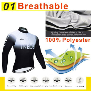 Winter Cycling Clothing Jersey Set Long Sleeve Jerseys coat