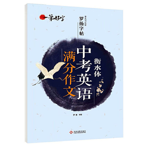 罗扬字帖一笔好字衡水体