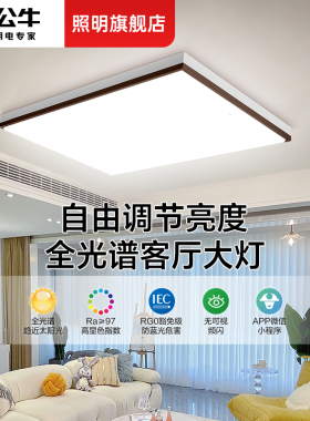公牛吸顶灯客厅主灯全光谱2026新款led卧室现代简约全屋灯具套餐