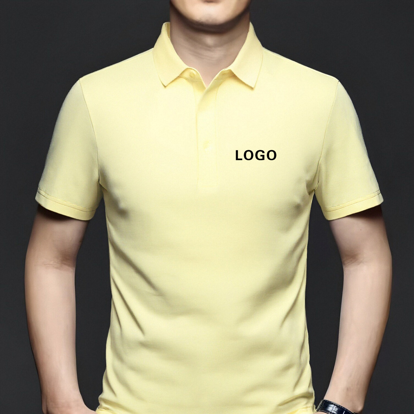 健身教练速干polo衫定制文化广告刺绣工装短袖翻领印字logo工衣