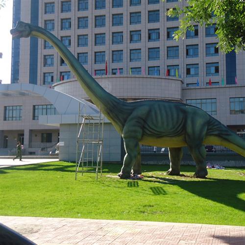 大型仿真恐龙电动机器动物模型可动公园商场游乐园户外摆件腕龙
