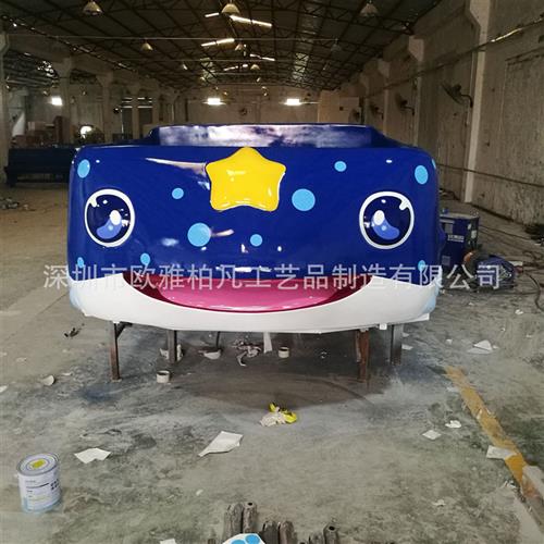 米大型主题公园游园花车发光巡游广告玻璃钢节日雕塑电动车美陈