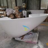 玻璃钢吧台收银台创意简约公司前台接待台美容院迎宾台酒店异形桌