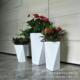 玻璃钢花盆商场异形花器酒店落地大花瓶北欧组合花钵玻璃钢大花盆