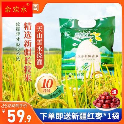 新疆温宿大米2023年新米长粒香农村原生态种植贡米香米5kg营养