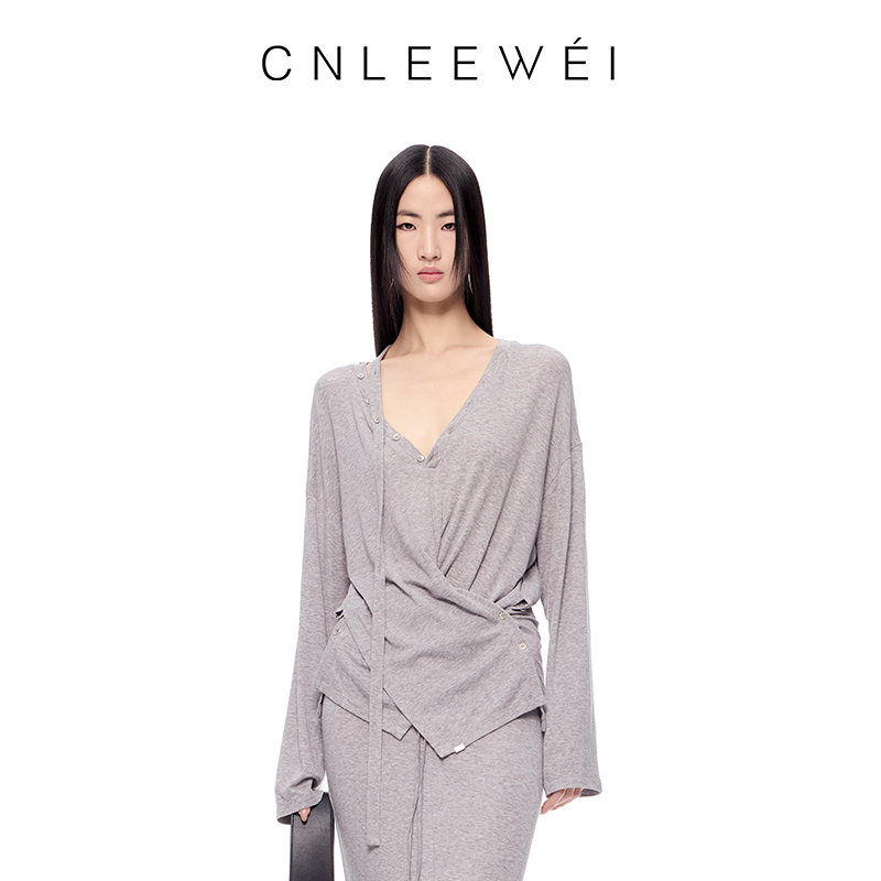 �ۻ��㣺��ɫ S CNLEEWEI2025���ļ��¿���ִ���������֯V�����峤������Ů���� 792Ԫ