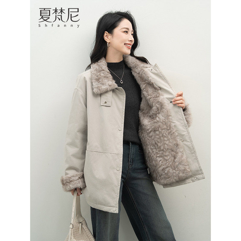 夏梵尼挪威雪岛2025新款女装冬韩系毛领派克服巨好看的加绒厚外套,个性定制/设计服务/DIY,棉服工装,淘宝优惠券,粉丝福利购,淘宝优惠卷