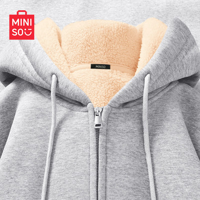 名创优品厚外套女2025新