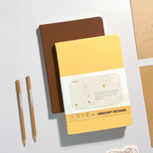 德格夫Daycraft自由系列笔记本子周计划日程本手账a5经典 可定制 硬皮商务送礼记事本 自填计划本