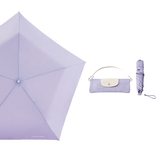 珍妮花彩纤防晒空气伞小巧便携三折伞防紫外线晴雨两用遮阳伞