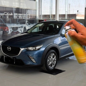 马自达CX3原厂自喷漆汽车划痕修复水晶魂动红色补漆笔防锈手喷漆