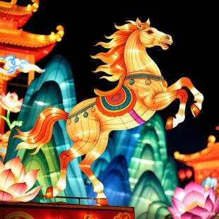 户外大型节日花灯造型定制春节花灯彩灯会新年庙会亮化装饰灯厂家