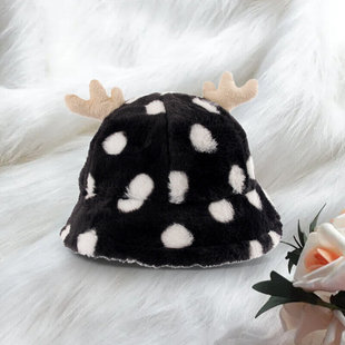 Cap Faux Print Hats Hat Vacation Bucket 极速Fishermagn Fur