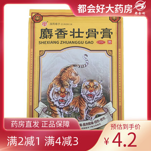 10片 山庄 10cm 7cm 袋 麝香壮骨膏