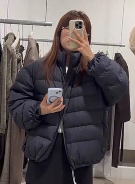 amomento男女同款正反两穿立领保暖羽绒服25冬季新款韩货定制